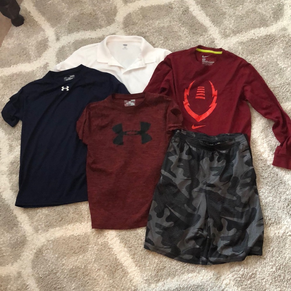 Boys lot youth large, Nike, Under Armour